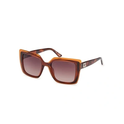 Afbeelding van Guess Iniettato Zonnebril marrone chiaromarrone sfumato, Dames, Maat: One Size, chiaro sfumato