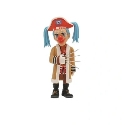 Afbeelding van MINIX Bandai Verzamelfiguur, 12 cm, One Piece, buggy, verzamelstukken voor tentoonstelling, cadeau idee, speelgoed kinderen en volwassenen, tv fans (MN16518)