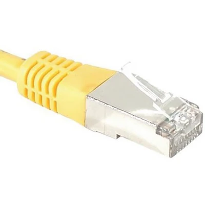 Afbeelding van Netwerkkabel RJ45 CAT 6 S/FTP geel 0.5 M