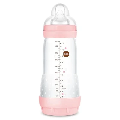 Afbeelding van MAM Easy Start anti Colic A124 Het is koliek in 3 doses, met SkinSoftTM Ultra Soft siliconen voor baby&#039;s 4 320 ml, 1 fles, gesteriliseerd minuten, willekeurige modellen/kleuren