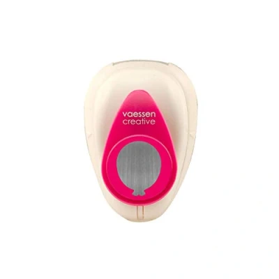 Afbeelding van Vaessen Creative Knutselpapierpons, ballon, 1,3 x 1,6 cm, cirkelsnijder voor knutselen en kaarten maken