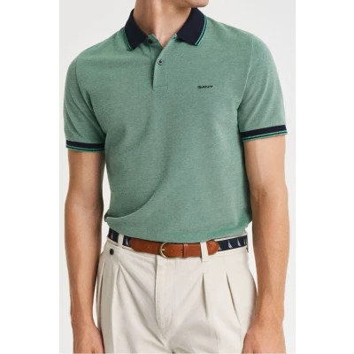 Afbeelding van GANT 4COL Oxford Poloshirt, Heren, Maat: XL, Deep green