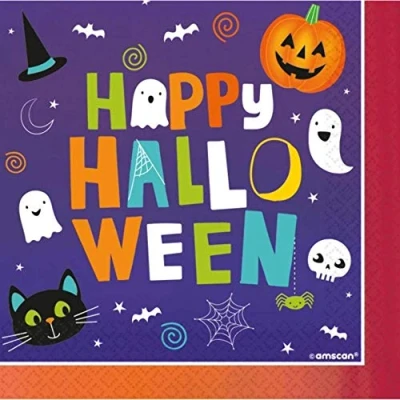 Afbeelding van Halloween Friends servetten 33x33cm 16 stuks