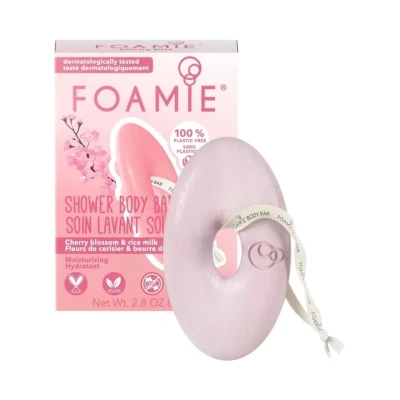 Afbeelding van Foamie 2 In 1 Body Bar Cherry Kiss 80 gr
