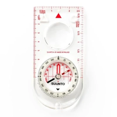 Afbeelding van Suunto Kompas A 30 SH, zuidelijk halfrond, metrische schaal, SS012095014, wit