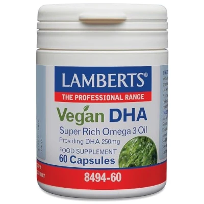 Afbeelding van Lamberts Vegan DHA 250 mg 60 capsules