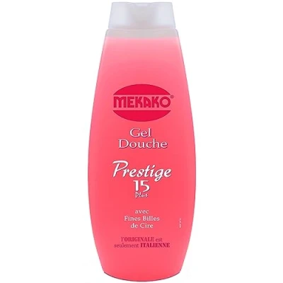 Afbeelding van Mekako Gel Douche Prestige 15Plus Avec Fines Billes De Cire 420 ml