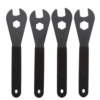 Afbeelding van Phisscii Cone Sleutel Duurzame Multifunctionele Carbon Staal Fiets Reparatiegereedschap (17 mm)