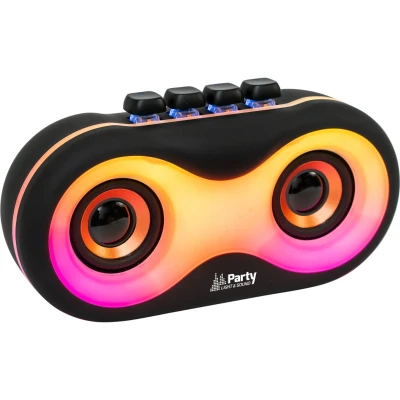 Afbeelding van Party Light &amp; Sound Owl verlichte bluetooth speaker
