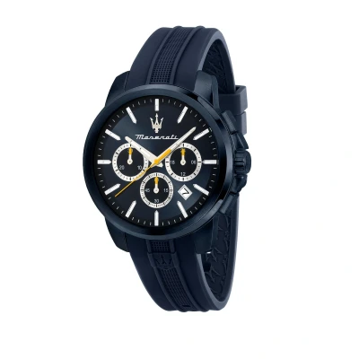 Afbeelding van Maserati R8871621044 watch successo blauw chronograph herenhorloge 42 MM