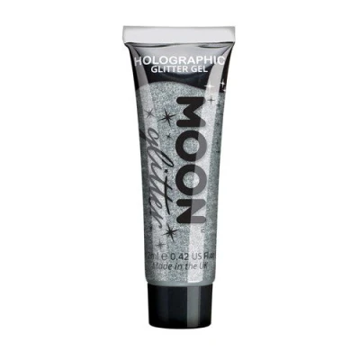 Afbeelding van Moon Creations Glitter Holographic Fine Gel Make up Zilverkleurig