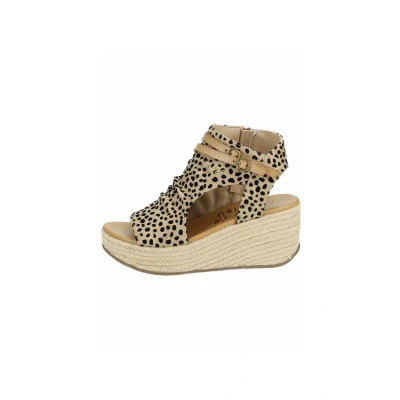 Afbeelding van Blowfish Malibu Espadrilles, Dames, Maat: 40, Sand pixie leopard roadtrip Imitatieleer/ textiel