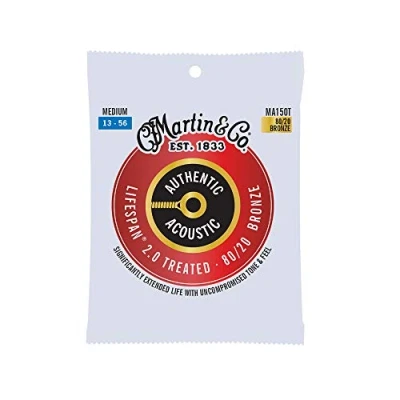 Afbeelding van Martin MA150T Authentiek Akoestisch Levensduur 2.0 80/20 Brons Medium (13 56)
