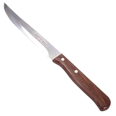 Afbeelding van Arcos 100600 Serie Latina universeel mes keukenmes lemmet nitrum roestvrij staal 130 mm handgreep pakhout kleur bruin