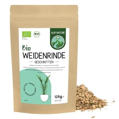 Afbeelding van wilgenbast gesneden BIO 125g van Alpi Nature, losse thee, wilgenbastthee, biologische witte voor het bereiden wilgenbastthee en kruidenthee
