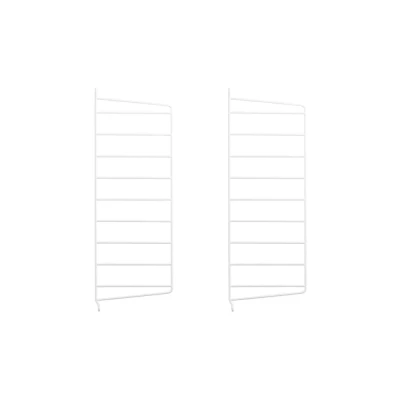 Afbeelding van String wandpaneel wit, 50x20 cm, 2 pack