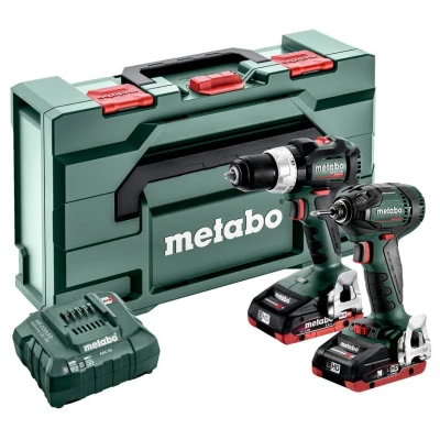 Afbeelding van Metabo Accu Combo Set 2.1.12: SB 18LT BL+SSD 18 LTX 200 BL V 2 x LiHD 4.0 Ah, ASC 55 In Metabox 685124000