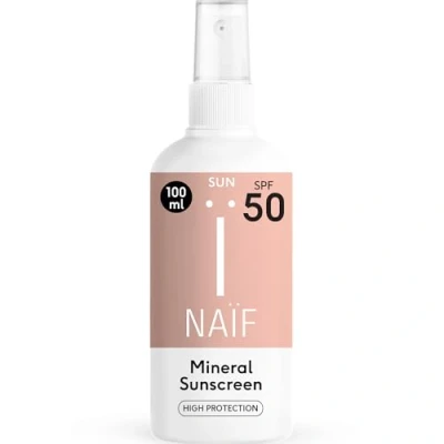 Afbeelding van 2x Naif Zonnebrand Spray SPF 50 100 ml