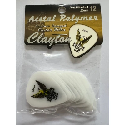 Afbeelding van Clayton Acetal standaard plectrum 1.00 mm 12 pack