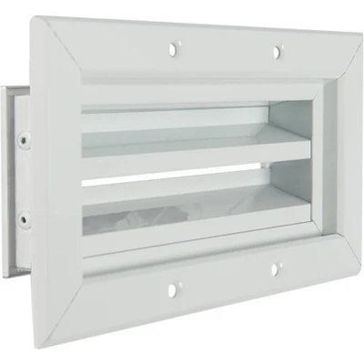 Afbeelding van Nedco gevelrooster alum. 170 x 70 mm wit