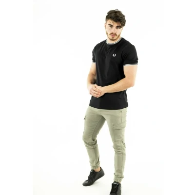 Afbeelding van Fred Perry Tshirt print, Heren, Maat: Large, Noir