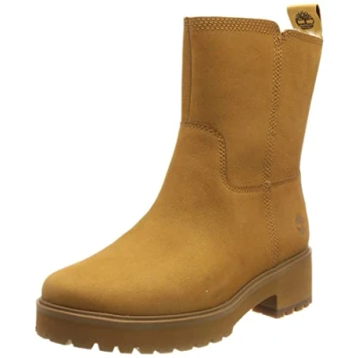 Afbeelding van Timberland Carnaby Cool Fashion Boot voor dames, tarwe, 41 EU breed, wheat, Breed