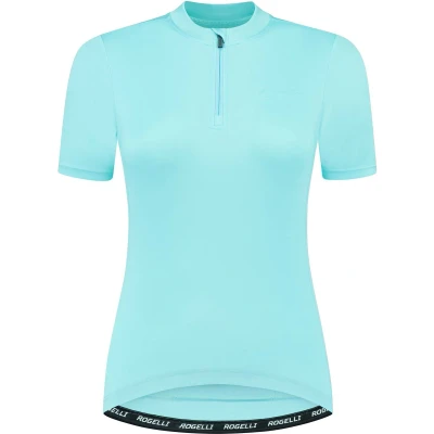 Afbeelding van Rogelli Core Fietsshirt Korte Mouwen Dames Licht Blauw Maat M