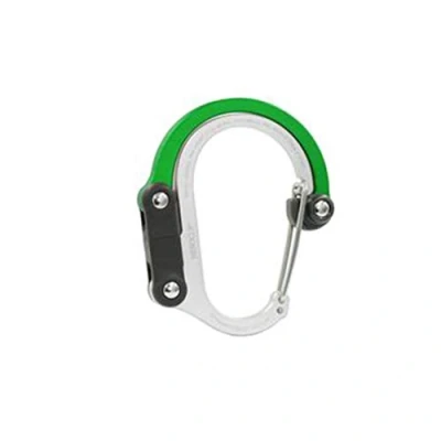 Afbeelding van HEROCLIP Karabijnhaak EDC Dubbele Draaibare Haak voor Kinderwagen, Handtas &amp; Rugzak Lichtgewicht en Stevig Sleutelhanger met Multifunctioneel Kamperen, Vissen, Wandelen of Reizen