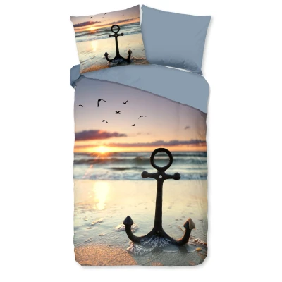 Afbeelding van Good Morning Dekbedovertrek strand/ zee Multi 140x200/220 cm Katoen