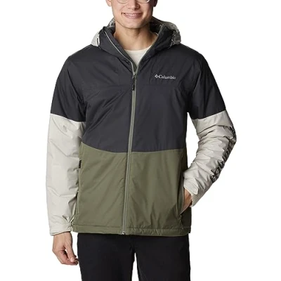 Afbeelding van Jas Columbia Men Point Park Insulated Jacket Shark Stone Green Dark XL