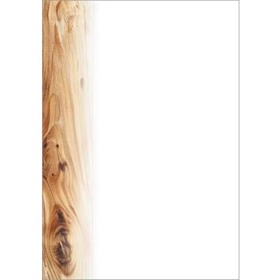 Afbeelding van SIGEL DP677 Hoogwaardig motiefpapier, printerpapier, eikenhout, bruin, A4, 100 vellen, motief aan beide zijden, 90 g/m², voor menukaarten, van duurzaam papier