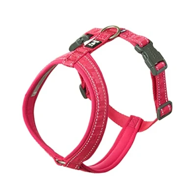 Afbeelding van Hurtta Casual Y harnas ECO, 80 90 cm, robijn, Kraag + Leiband