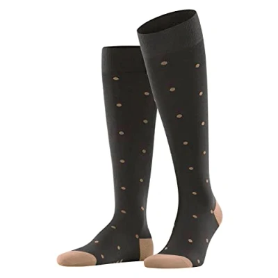 Afbeelding van FALKE Heren Kniekousen Dot M KH Katoen Lang gedessineerd 1 Paar, Bruin (Brown 5931), 43 46