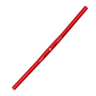 Afbeelding van Fietsstuur, 25,4 mm aluminiumlegering klein recht stuur MTB Mountain Road fietsstuur vouwfiets (540 mm, rood)