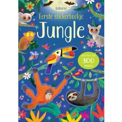 Afbeelding van Uitgeverij usborne eerste stickerboekje jungle
