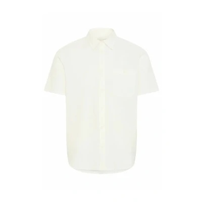 Afbeelding van Blend Bhbay Linen MIX Overhemd, Heren, Maat: 3XL, Snow white