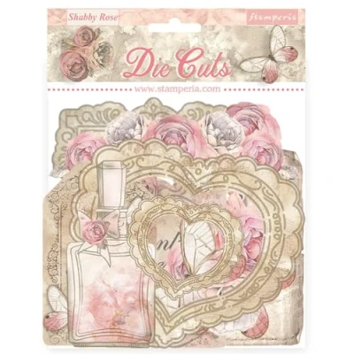 Afbeelding van Stamperia Shabby Rose Die Cuts Assorted (42pcs) (DFLDC99)