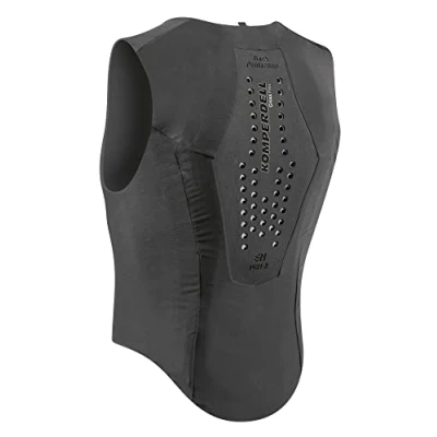 Afbeelding van Komperdell Ballistic Flexfit heren skibeschermer, paardrijsport bescherming, maat: S, kleur: zwart/grafiet
