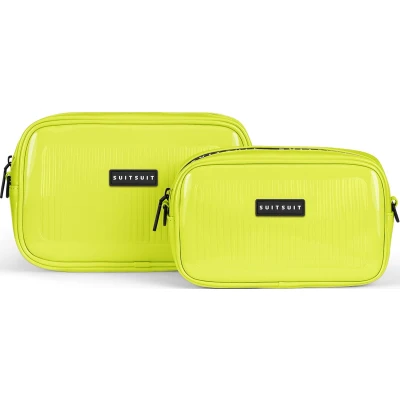 Afbeelding van SUITSUIT Expression Make up tas voor dames Toilettas etui Beautycase Cyber Lime
