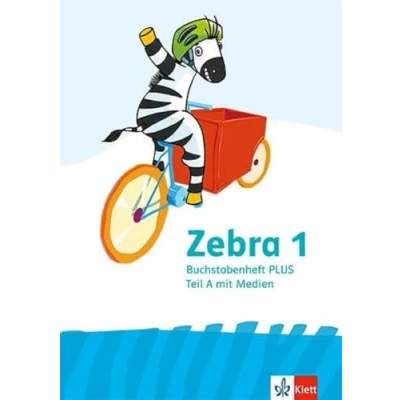 Afbeelding van Zebra 1. Buchstabenheft Plus in Druckschrift Klasse 1: mit Medien 1