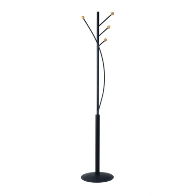 Afbeelding van Kapstok MAUL Aura staand 180cm 4 haken zwart