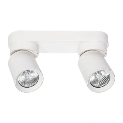 Afbeelding van Miratic Wand en Plafondarmatuur Lampen Woonkamer Geschikt voor GU10 Lamp Max. 2x12W geen inbegrepen Ceiling (Wit, 2 lichtbronnen)