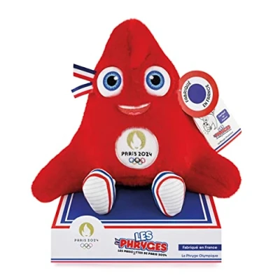 Afbeelding van Doudou et Compagnie Officiële JO Mascotte pluche dier Gemaakt in Frankrijk 30 cm Olympische Spelen Parijs 2024 Extra zacht gelede Frygische muts vorm Cadeau voor geboorte