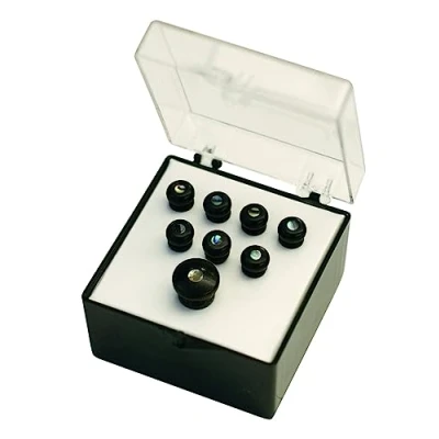 Afbeelding van Martin Akoestische gitaar brug/eind pin set ebbenhout met Paua Pearl inlays