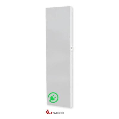 Afbeelding van Vasco E panel V FL verticale elektr. radiator 1000W met vlakke