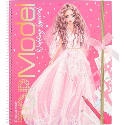 Afbeelding van Depesche TOPModel Create your Wedding Special kleurboek
