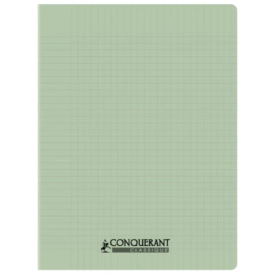 Afbeelding van Conquerant Cahiers Polypro, Monochromatisch, Geel, 96 vel, Mat, Gelijnd papier, Softcover