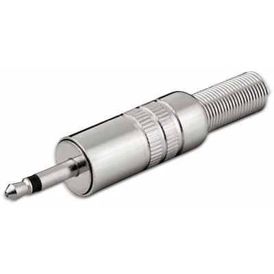 Afbeelding van 3,5mm Jack (m) connector metaal 2 polig / mono
