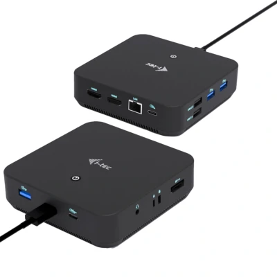 Afbeelding van i tec USB C DP Dual HDMI Docking Station with Power Delivery 100 W
