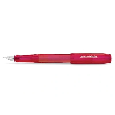 Afbeelding van Kaweco COLLECTION PERKEO Infrared Vulpen voor inktpatronen, schoolvulpen, beginnersvulpen met ergonomische handgreep comfortabel schrijven, veerbreedte: F (fijn)